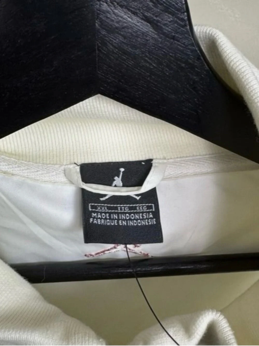 Jordan 3 White Tracksuit with Red Accents and Elephant Print